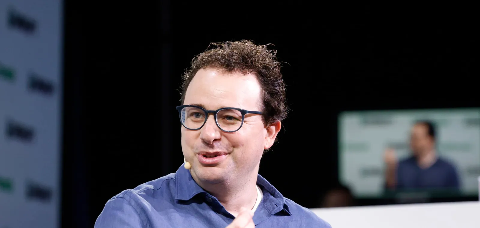 Dario Amodei, co-founder and CEO of Anthropic, speaks on stage at TechCrunch Disrupt 2023