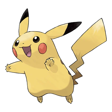 Pikachu, arte oficial