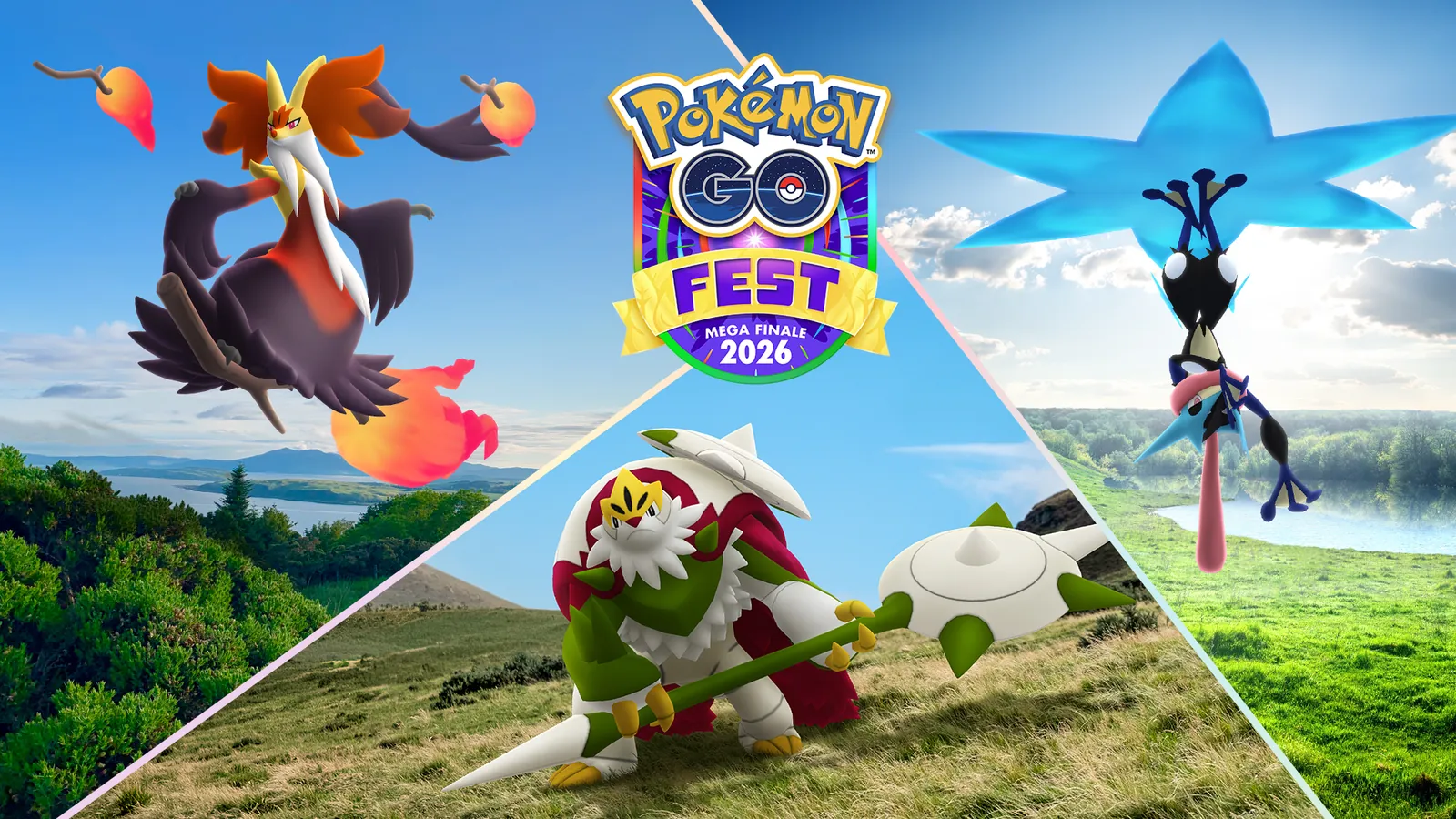 Arte del GO Fest 2026 de Pokémon GO.