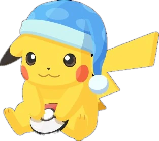 Pikachu con gorro de dormir, de Pokémon Sleep.